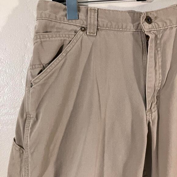 Lee’s Dungarees Vintage 80s‎ Tan Cargo Workwear Pants - Picture 2 of 8